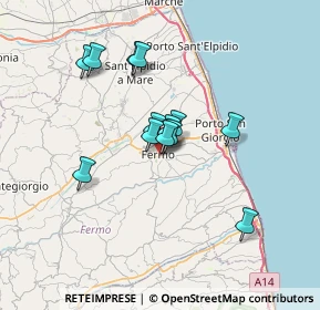 Mappa Largo Temistocle Calzecchi Onesti, 63900 Fermo FM, Italia (5.47923)