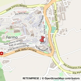 Mappa Via Francesco Trevisani, 19, 63900 Fermo FM, Italia, 63900 Fermo, Fermo (Marche)