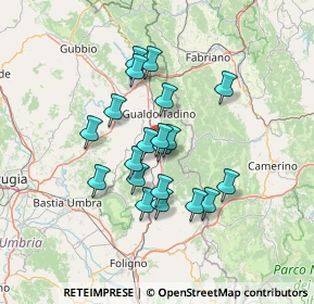 Mappa Località Molina, 06025 Nocera Umbra PG, Italia (11.419)