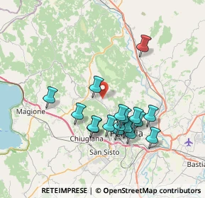 Mappa Strada della Torraccia, 06073 Corciano PG, Italia (6.87059)