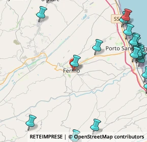 Mappa Largo Armando Falconi, 63900 Fermo FM, Italia (6.6835)