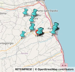 Mappa P. le della Ricostruzione, 63900 Fermo FM, Italia (4.95474)