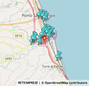 Mappa Via dei Palmensi, 63822 Marina Palmense FM, Italia (1.16357)