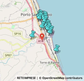 Mappa Via dei Palmensi, 63822 Marina Palmense FM, Italia (1.4405)