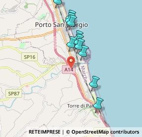 Mappa Via dei Palmensi, 63822 Marina Palmense FM, Italia (1.82182)