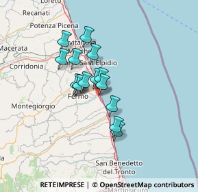 Mappa 63822 Marina Palmense FM, Italia (9.684)