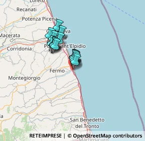 Mappa Via dei Palmensi, 63822 Marina Palmense FM, Italia (8.768)