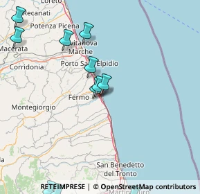 Mappa Via dei Palmensi, 63822 Marina Palmense FM, Italia (24.535)