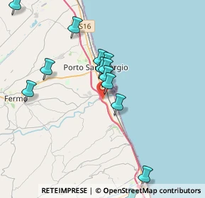 Mappa Via dei Palmensi, 63822 Marina Palmense FM, Italia (4.04615)