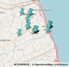 Mappa Viale Vittorio Veneto, 63900 Fermo FM, Italia (4.77579)