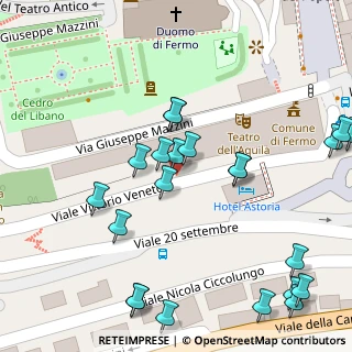 Mappa Viale Vittorio Veneto, 63900 Fermo FM, Italia (0.05909)