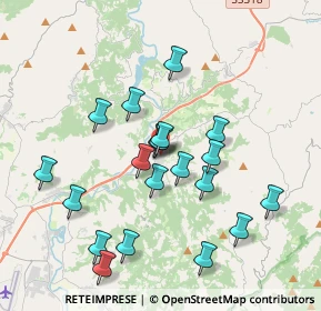 Mappa Via Vannucci Pietro, 06029 Valfabbrica PG, Italia (3.725)