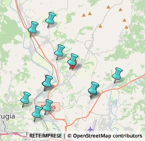 Mappa Strada Comunale Colombella Alta, 06100 Colombella PG, Italia (4.46833)