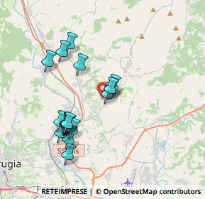 Mappa Strada Comunale Colombella Alta, 06100 Colombella PG, Italia (3.597)