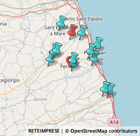 Mappa Via Andrea Postacchini, 63900 Fermo FM, Italia (5.68692)