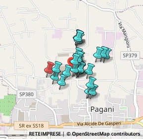 Mappa Via Filettine, 84016 Pagani SA, Italia (0.27143)