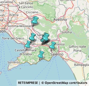 Mappa Via Prisco Palumbo, 84014 Nocera Inferiore SA, Italia (7.36923)