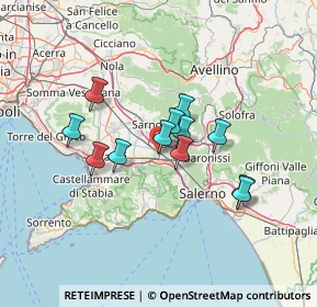 Mappa Via Prisco Palumbo, 84014 Nocera Inferiore SA, Italia (11.085)