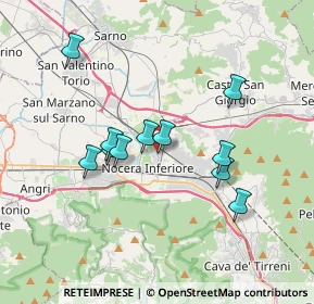 Mappa Via Prisco Palumbo, 84014 Nocera Inferiore SA, Italia (3.35636)