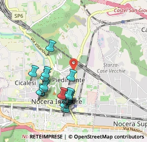 Mappa Via Prisco Palumbo, 84014 Nocera Inferiore SA, Italia (1.0525)