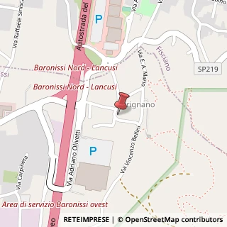 Mappa Via Bellini, 31, 84081 Baronissi SA, Italia, 84081 Baronissi, Salerno (Campania)