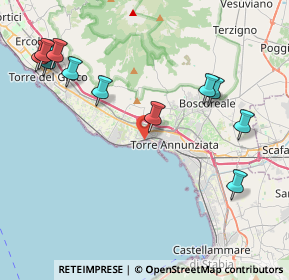 Mappa Via Vincenzo Gambardella, 80058 Torre Annunziata NA, Italia (5.19273)