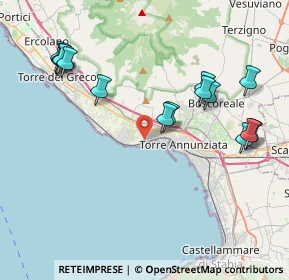 Mappa Via Prota, 80058 Torre Annunziata NA, Italia (4.79667)