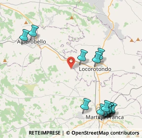 Mappa Strada Foggia di Barnaba Zone A, 74015 Martina Franca TA, Italia (5.76786)
