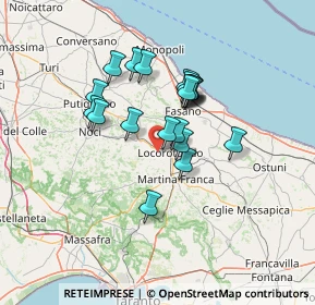 Mappa Strada Foggia di Barnaba Zone A, 74015 Martina Franca TA, Italia (11.2985)