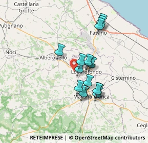 Mappa Strada Foggia di Barnaba Zone A, 74015 Martina Franca TA, Italia (6.0075)