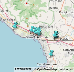 Mappa Via Mazzini, 80058 Torre Annunziata NA, Italia (2.73636)