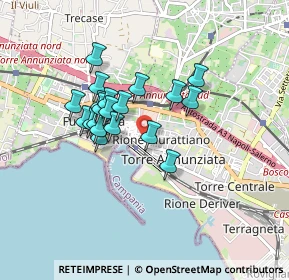 Mappa Via Vittorio Emanuele II, 80058 Torre Annunziata NA, Italia (0.7305)