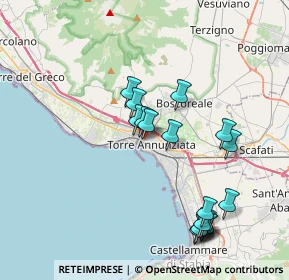 Mappa Via Vittorio Emanuele II, 80058 Torre Annunziata NA, Italia (4.29722)