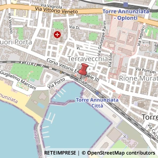 Mappa Via Porto, 44, 80058 Torre Annunziata NA, Italia, 80058 Torre Annunziata, Napoli (Campania)