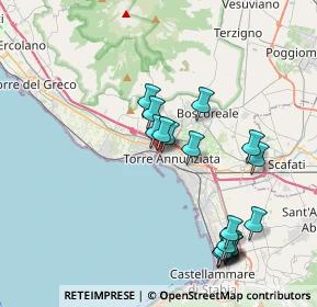 Mappa Via Rampa del porto, 80058 Torre Annunziata NA, Italia (4.37444)
