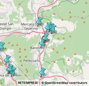 Mappa Via Salvador Allende, 84083 Baronissi SA, Italia (5.42615)