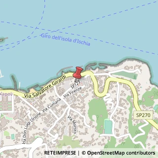 Mappa Via cumana 83, 80125 Casamicciola Terme, Napoli (Campania)