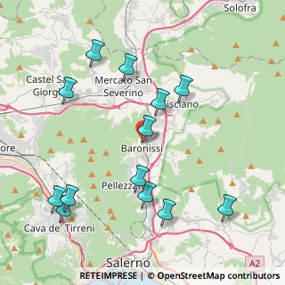 Mappa Via dei Greci, 84081 Baronissi SA, Italia (4.89769)
