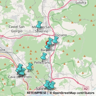 Mappa Via dei Greci, 84081 Baronissi SA, Italia (5.64214)