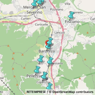 Mappa Via dei Greci, 84081 Baronissi SA, Italia (2.825)