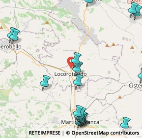 Mappa Via Michelangelo Buonarroti, 70010 Locorotondo BA, Italia (6.5255)