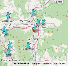 Mappa Via S.R. 88 dei Due Principati, 84084 Fisciano SA, Italia (5.51545)