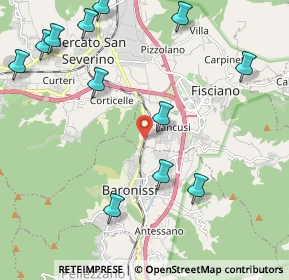 Mappa Via S.R. 88 dei Due Principati, 84084 Fisciano SA, Italia (2.83)