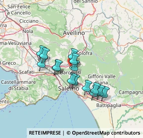 Mappa Via S.R. 88 dei Due Principati, 84084 Fisciano SA, Italia (11.644)
