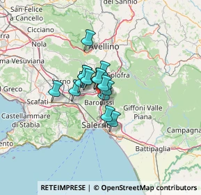 Mappa Via S.R. 88 dei Due Principati, 84084 Fisciano SA, Italia (7.13533)