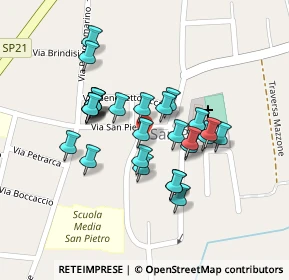 Mappa Via San Pietro, 84018 Scafati SA, Italia (0.0963)