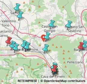 Mappa Via Rocca di S. Quirico, 84086 Roccapiemonte SA, Italia (5.506)
