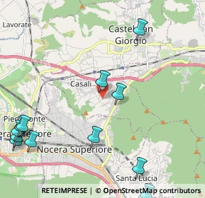 Mappa Via Rocca di S. Quirico, 84086 Roccapiemonte SA, Italia (3.1375)