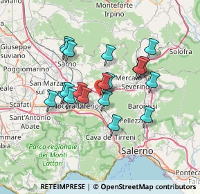Mappa Via Rocca di S. Quirico, 84086 Roccapiemonte SA, Italia (6.234)