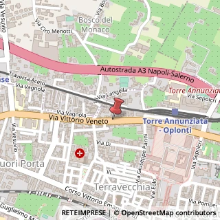 Mappa Via Vittorio Veneto, 400, 80058 Torre Annunziata, Napoli (Campania)
